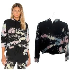 Daydreamer x REVOLVE Women’s Color Pop Tie Dye Shrunken Hoodie Sweatshirt SZ XS